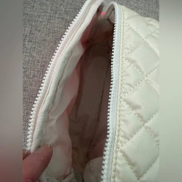 MZ Wallace Neon Pink/Pearl Metallic Sam Pouch - Picture 4 of 9